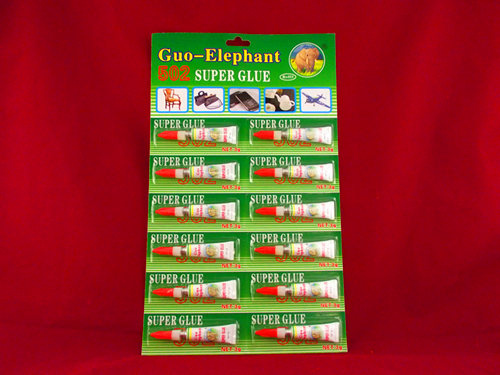 new guo-elephant 3g  super glue  (12pcs/card)