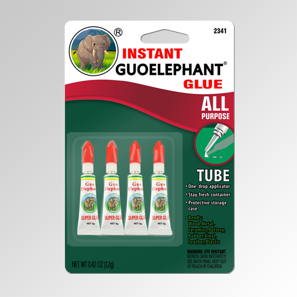 4 Piece of New Guoelephant Glue Instant All-Purpose Formula Gel