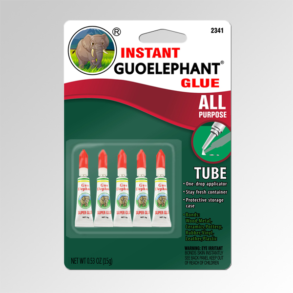 5 Piece of New Guoelephant Glue Instant All-Purpose Formula Gel 15 gms Size